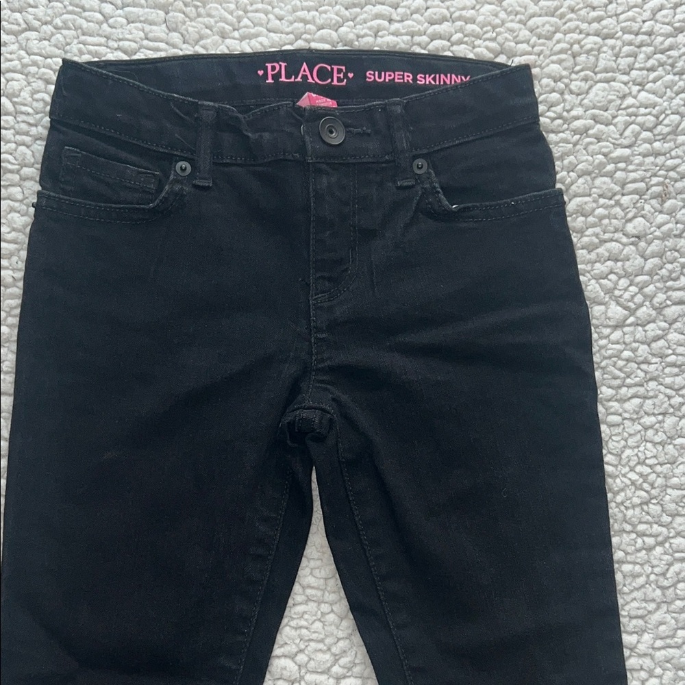Place Kids Super Skinny Black Jeans